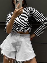 Oversized Leisure Stripe Shirt